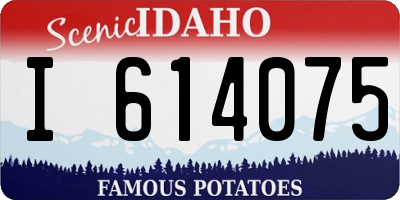 ID license plate I614075