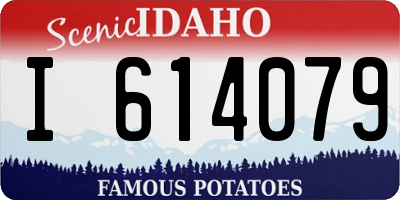 ID license plate I614079