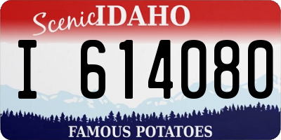ID license plate I614080