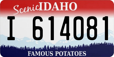 ID license plate I614081