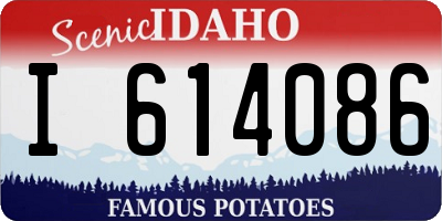 ID license plate I614086