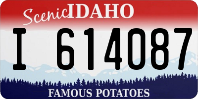 ID license plate I614087