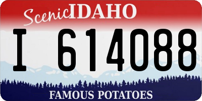 ID license plate I614088