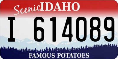 ID license plate I614089