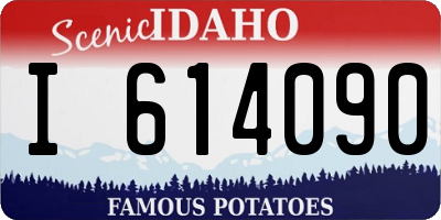 ID license plate I614090