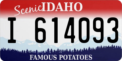 ID license plate I614093
