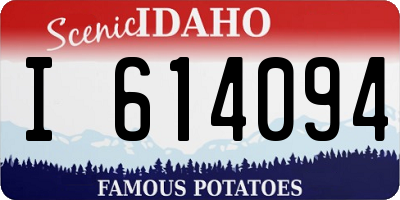 ID license plate I614094