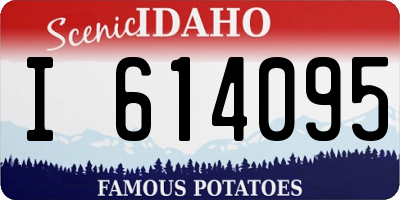 ID license plate I614095