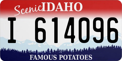 ID license plate I614096