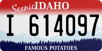 ID license plate I614097