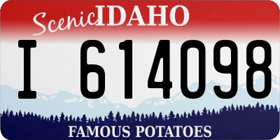 ID license plate I614098