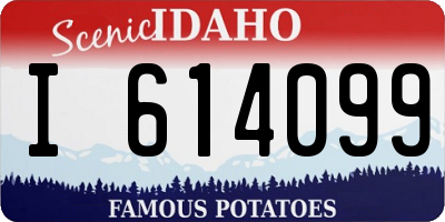 ID license plate I614099