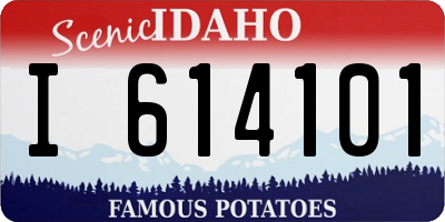 ID license plate I614101