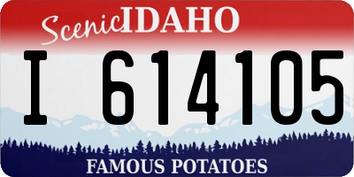 ID license plate I614105