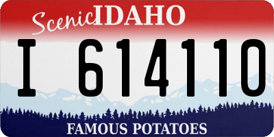ID license plate I614110