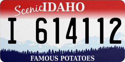 ID license plate I614112