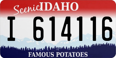 ID license plate I614116