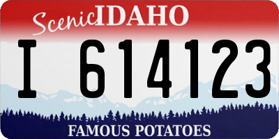 ID license plate I614123
