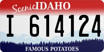 ID license plate I614124