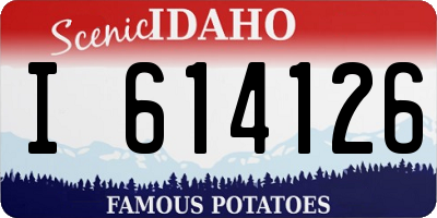 ID license plate I614126