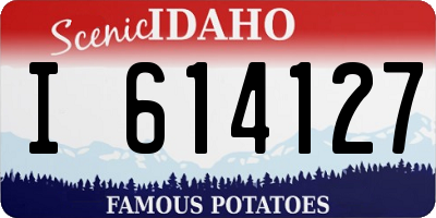 ID license plate I614127