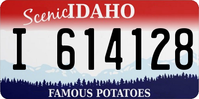 ID license plate I614128