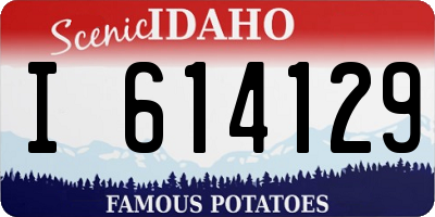 ID license plate I614129