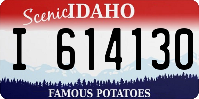 ID license plate I614130