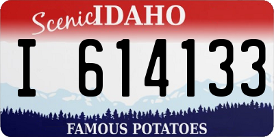 ID license plate I614133