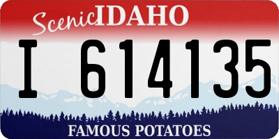 ID license plate I614135