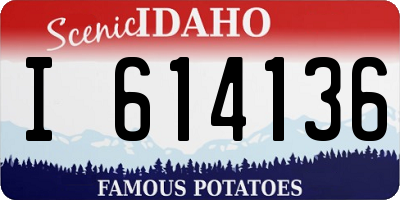 ID license plate I614136