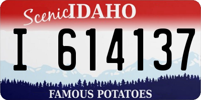 ID license plate I614137