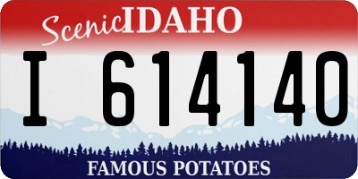 ID license plate I614140