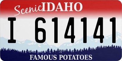 ID license plate I614141