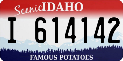 ID license plate I614142