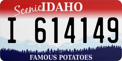 ID license plate I614149