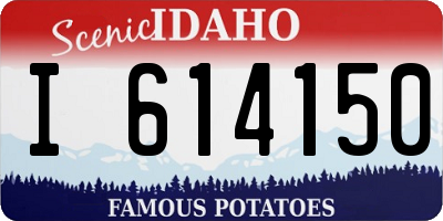 ID license plate I614150
