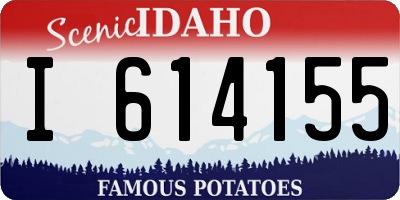 ID license plate I614155