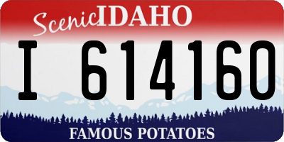 ID license plate I614160