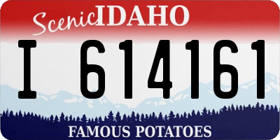 ID license plate I614161