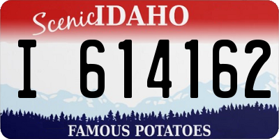 ID license plate I614162