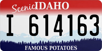 ID license plate I614163