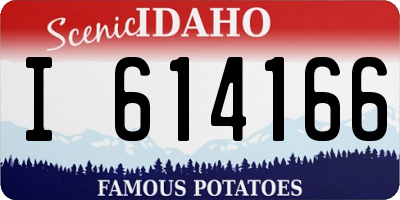 ID license plate I614166