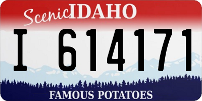ID license plate I614171