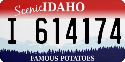 ID license plate I614174