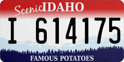 ID license plate I614175