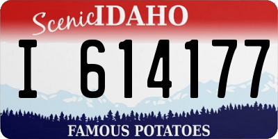 ID license plate I614177