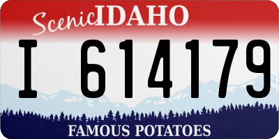 ID license plate I614179
