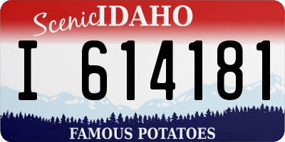 ID license plate I614181