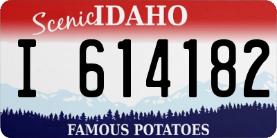 ID license plate I614182
